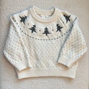 Rylee + Cru Fair Isle Tree Sweater